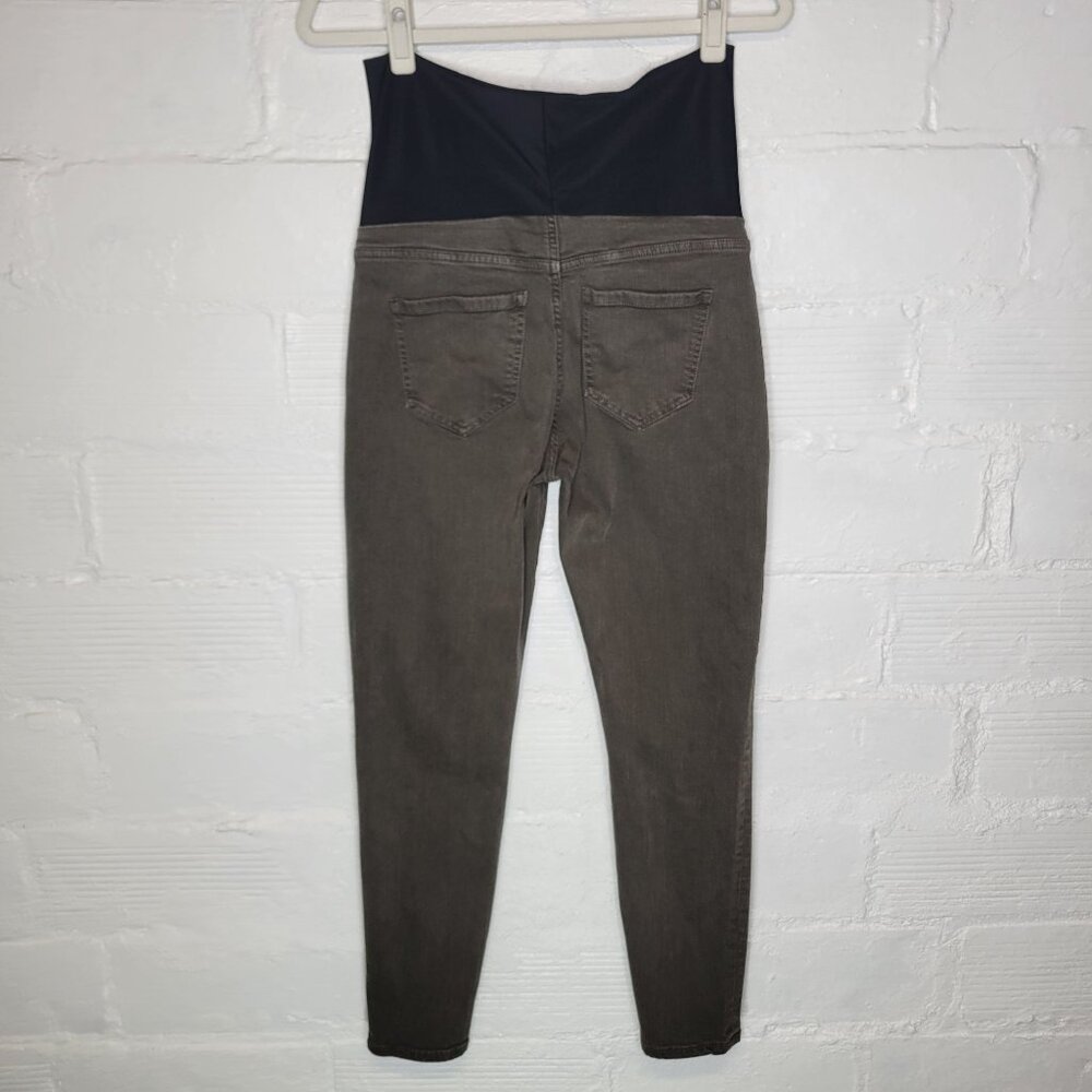 Liverpool Maternity Women's Size 4 Jeans The Denim Legging Pull On Green - Picture 2 of 4